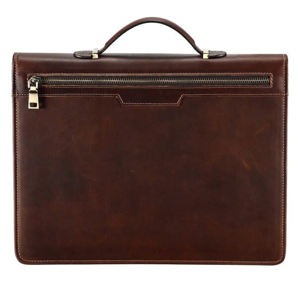 Timeless Leather Laptop Briefcase